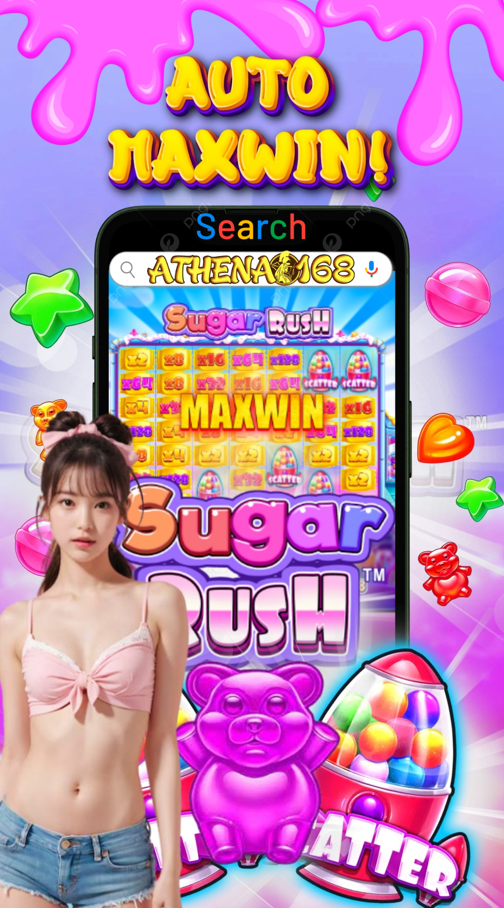 Sugar Rush 1000 Situs Slot Online Resmi # ATHENA168